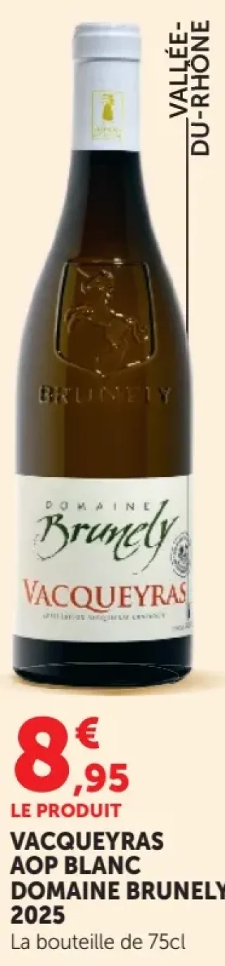 Domaine Brunely Vacqueyras AOP Blanc 2025