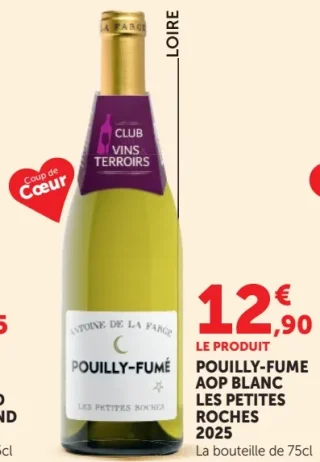 Antoine de la Farge Pouilly-Fumé AOP Blanc Les Petites Roches