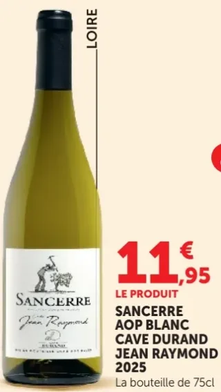 Cave Durand Sancerre AOP Blanc Jean Raymond