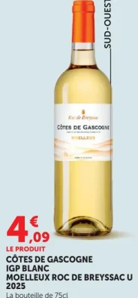 Roc de Breyssac U Côtes de Gascogne IGP Blanc Moelleux 2025
