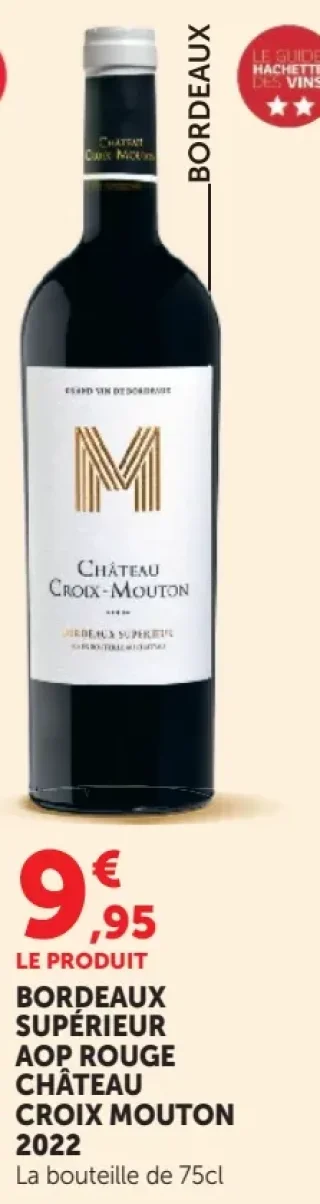 Château Croix Mouton Bordeaux Supérieur AOP Rouge 2022
