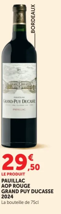 PAUILLAC AOP ROUGE GRAND PUY DUCASSE 2024