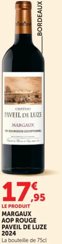 Margaux AOP Rouge Paveil de Luze 2024