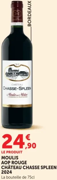 MOULIS AOP ROUGE CHÂTEAU CHASSE SPLEEN 2024