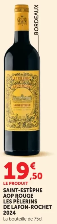 Saint-Estèphe AOP Rouge Les Pèlerins de Lafon-Rochet 2024