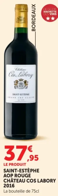 SAINT-ESTÈPHE AOP ROUGE CHÂTEAU COS LABORY 2016