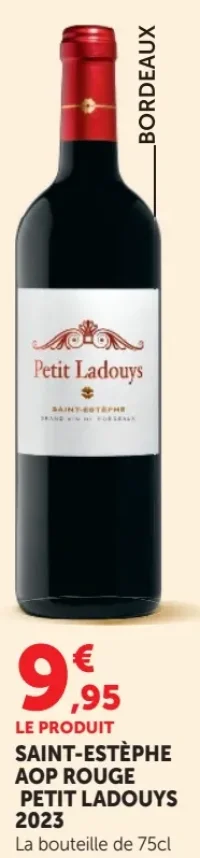 Saint-Estèphe AOP Rouge Petit Ladouys 2023