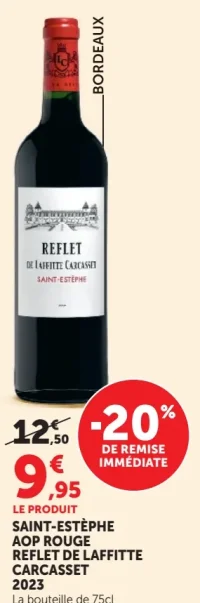 Saint-Estèphe AOP Rouge Reflet de Laffitte Carcasset 2023