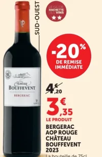 Bergerac AOP Rouge Château Bouffevent 2023