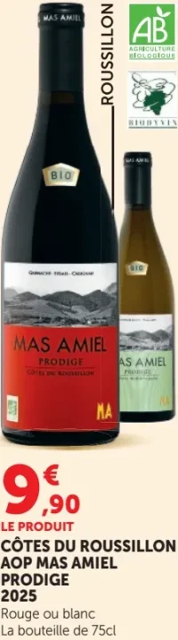 Côtes du Roussillon AOP Mas Amiel Prodige 2025