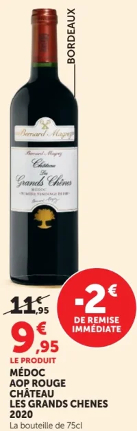 CHÂTEAU LES GRANDS CHENES MÉDOC AOP ROUGE 2020