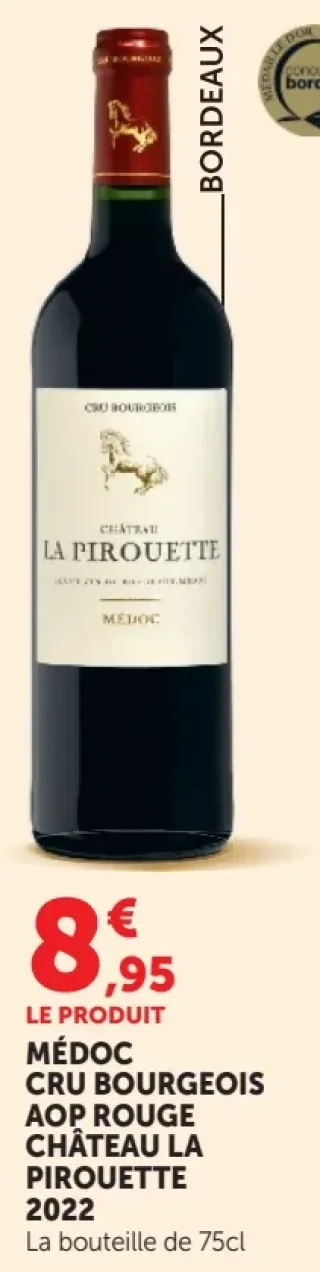Château La Pirouette Médoc Cru Bourgeois AOP Rouge 2022