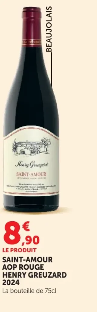 SAINT-AMOUR AOP ROUGE HENRY GREUZARD 2024