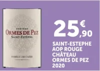 Vin rouge Saint-Estèphe AOP Château Ormes de Pez 2020
