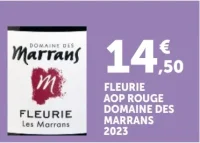 Vin rouge Fleurie AOP Domaine des Marrans 2023