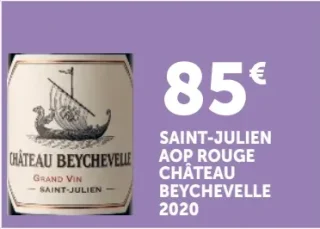 Vin rouge Saint-Julien AOP Château Beychevelle 2020