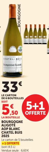 Bourgogne Aligoté AOP Blanc Chatel Buis 2025