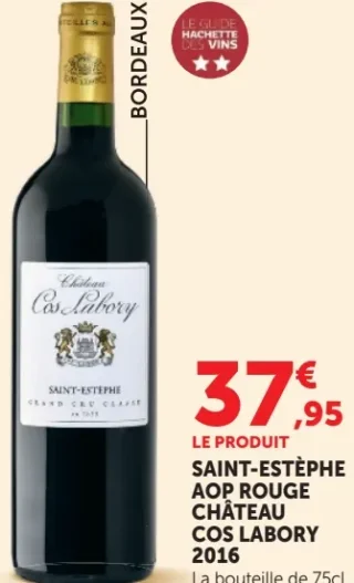 SAINT-ESTÈPHE AOP ROUGE CHÂTEAU COS LABORY 2016