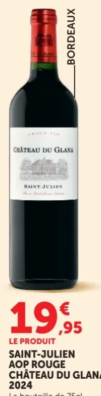 Château du Glana Saint-Julien AOP Rouge 2024