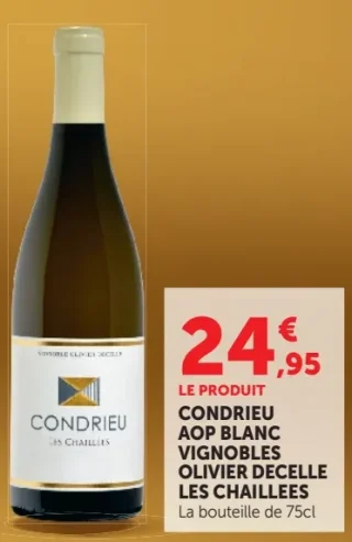 Vignobles Olivier Decelle Les Chaillées Condrieu AOP Blanc