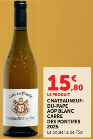 Carré des Pontifes Châteauneuf-du-Pape AOP Blanc 2025