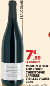 Moulin-à-Vent AOP Rouge Christophe Lapierre Vieilles Vignes 2024