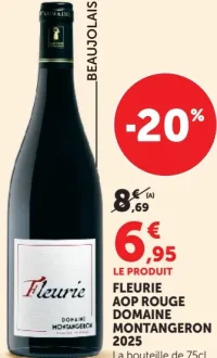 FLEURIE AOP ROUGE DOMAINE MONTANGERON 2025