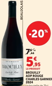 BROUILLY AOP ROUGE CHARLES GARNIER 2024