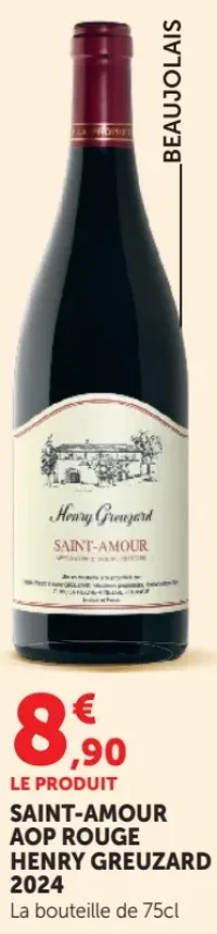 SAINT-AMOUR AOP ROUGE HENRY GREUZARD 2024