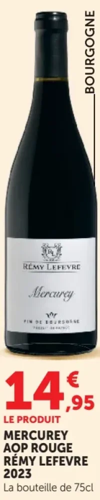 MERCUREY AOP ROUGE RÉMY LEFEVRE 2023