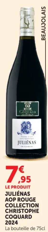 Juliénas AOP Rouge Collection Christophe Coquard 2024