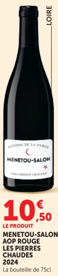 Menetou-Salon AOP Rouge Les Pierres Chaudes 2024