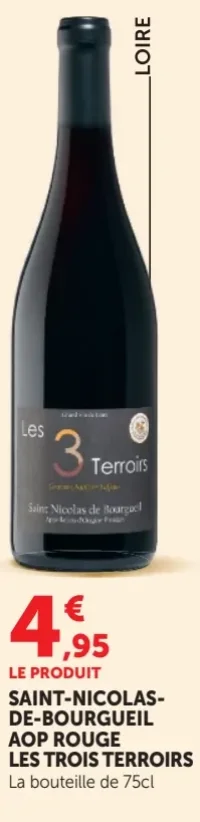 Saint-Nicolas-De-Bourgueil AOP Rouge Les Trois Terroirs