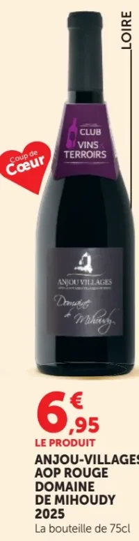 Anjou-Villages AOP Rouge Domaine de Mihoudy 2025