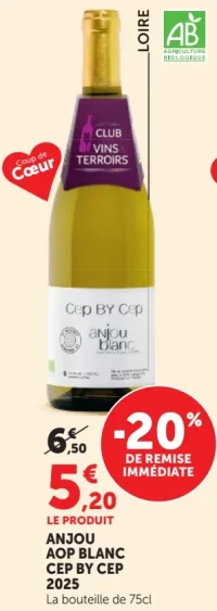 ANJOU AOP BLANC CEP BY CEP 2025