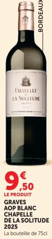 Graves AOP Blanc Chapelle de la Solitude 2025