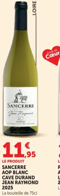 Sancerre AOP Blanc Cave Durand Jean Raymond 2025