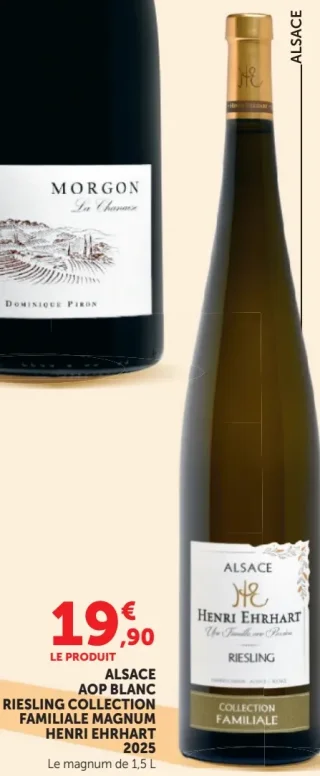 ALSACE AOP BLANC RIESLING COLLECTION FAMILIALE MAGNUM HENRI EHRHART 2025