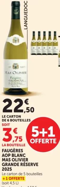 Mas Olivier Faugères AOP Blanc Grande Réserve