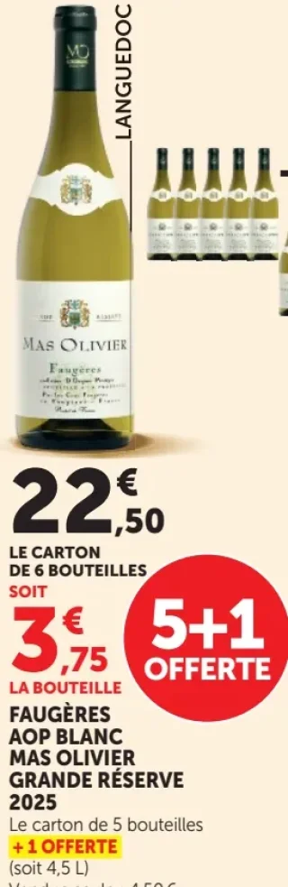 Mas Olivier Faugères AOP Blanc Grande Réserve