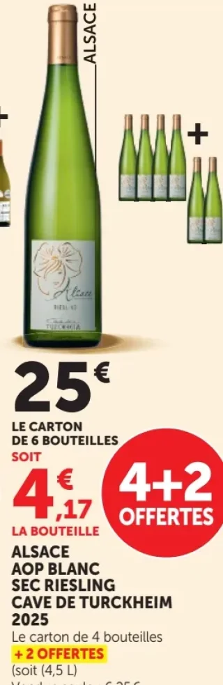 Cave de Turckheim Alsace AOP Blanc Sec Riesling