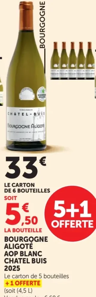 Chatel Buis Bourgogne Aligoté AOP Blanc