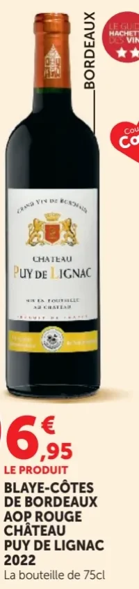 BLAYE-CÔTES DE BORDEAUX AOP ROUGE CHÂTEAU PUY DE LIGNAC 2022