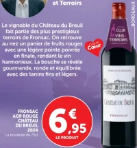 FRONSAC AOP ROUGE CHÂTEAU DU BREUIL 2024