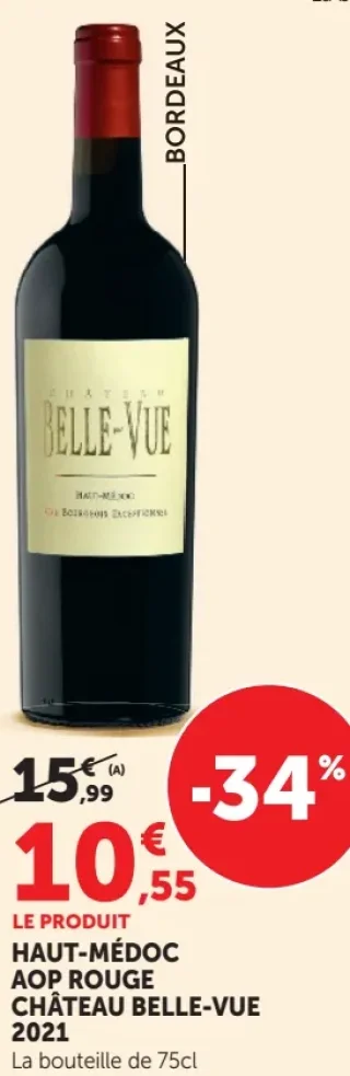 Château Belle-Vue Haut-Médoc AOP Rouge 2021