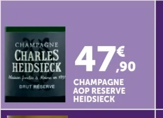 Champagne AOP Reserve Heidsieck Charles Heidsieck Brut Réserve