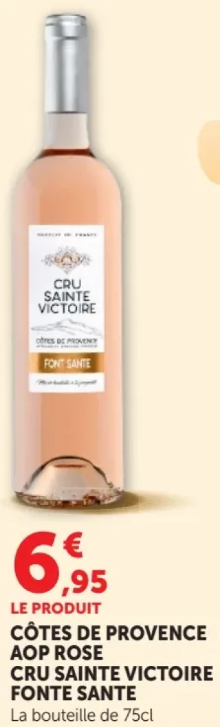 Cru Sainte Victoire Fonte Sante Côtes de Provence AOP Rose