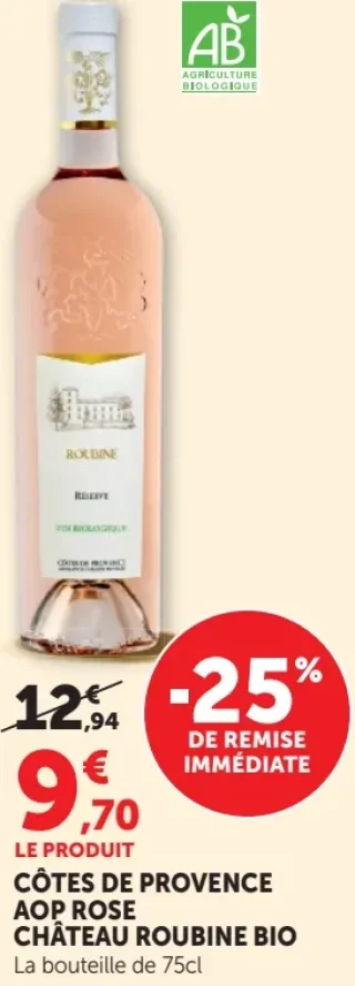 Château Roubine Bio Côtes de Provence AOP Rose