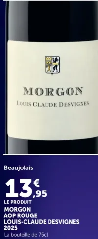 Morgon AOP Rouge Louis-Claude Desvignes 2025