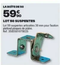 Semin Lot 50 suspentes